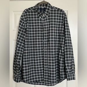 NWOT Ralph Lauren Classic Fit Checked Long Sleeve Button Down